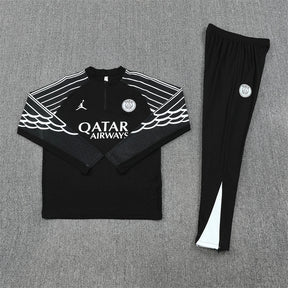 Training Suit PSG 25/26 Black - Winter - vista trasera