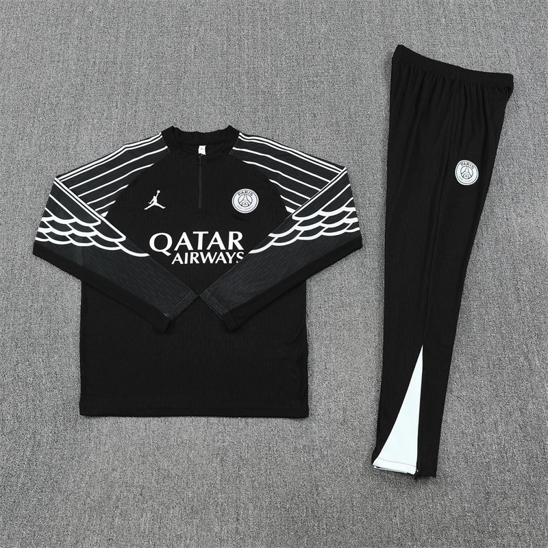 Training Suit PSG 25/26 Black - Winter - vista trasera