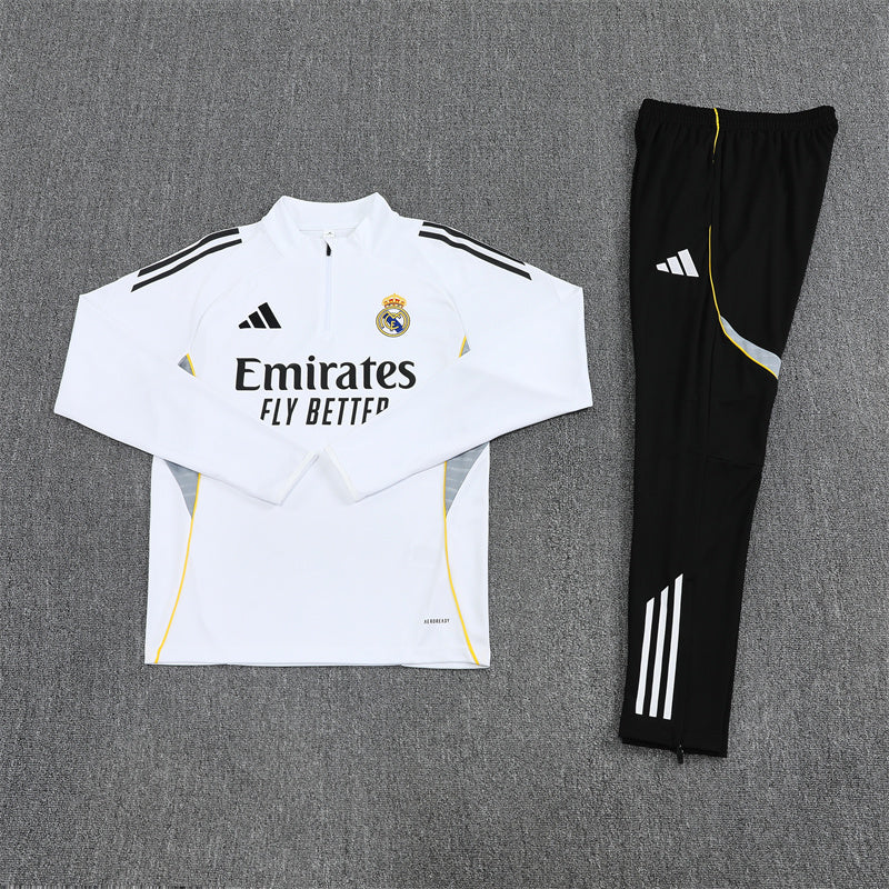 Training Suit Real Madrid 25/26 White - Winter - vista trasera