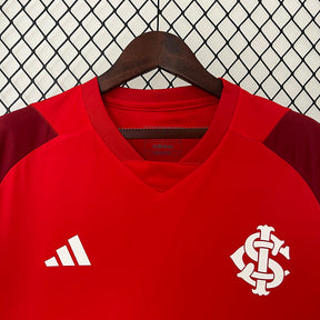 Camiseta 24∕25 Internacional Training Wear Red - vista frontal