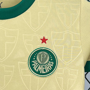 Kids Palmeiras 24/25 Third - Dourado - detalle del cuello
