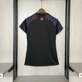 24∕25 Women Vasco da Gama Black Camiseta S-XXL(E7E5) - vista frontal