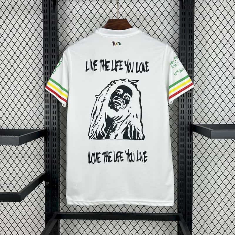 Ajax 2025∕26 Amsterdam Bob Marley 40th Camiseta(6361) - vista frontal