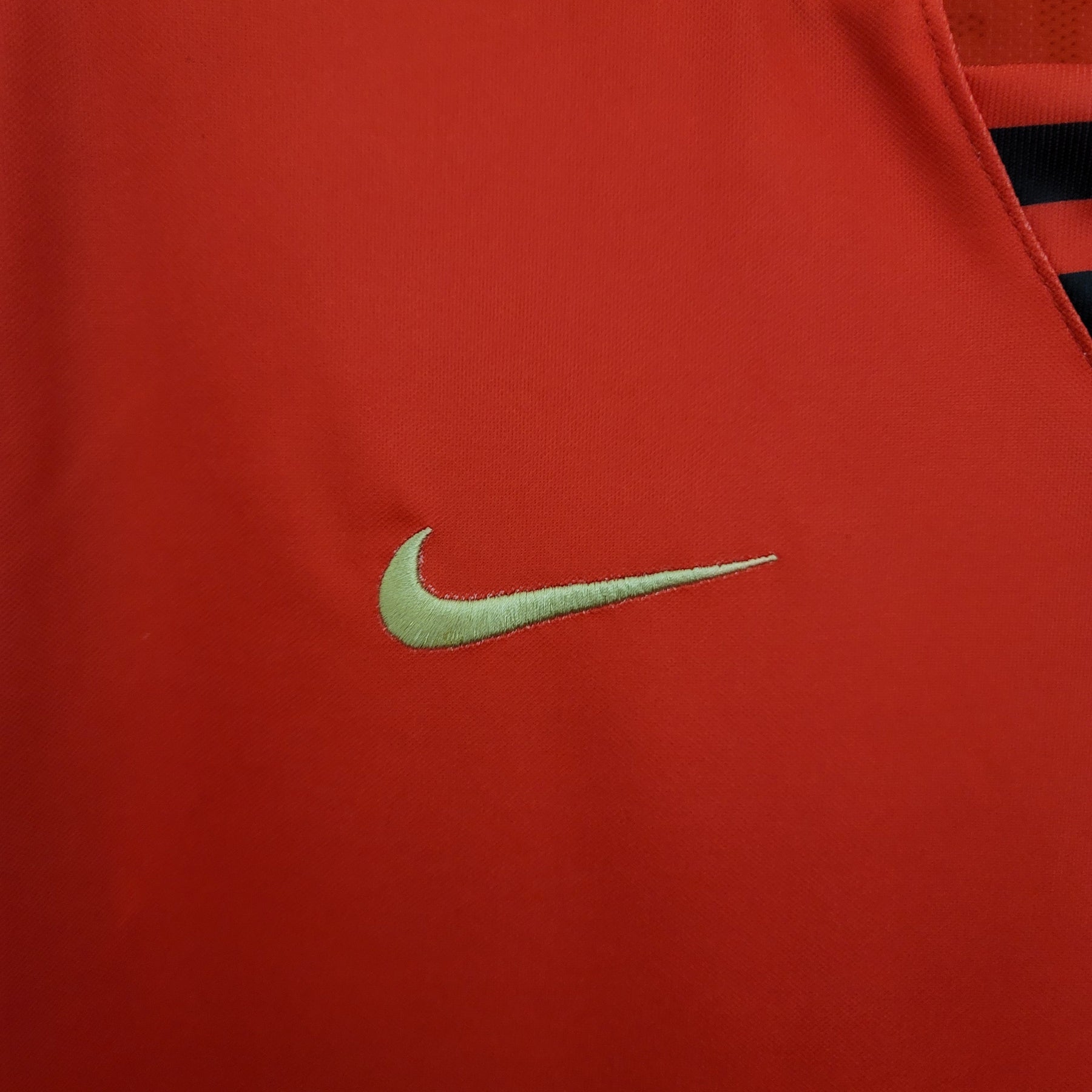 Camiseta Retro Flamengo 07/08 Home - detalle de la manga