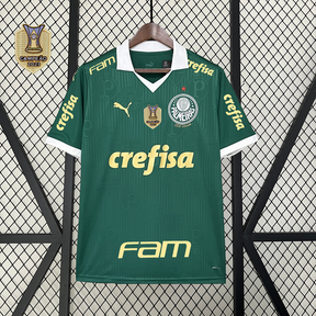 Camiseta 24∕25 Palmeiras home+All sponsors - detalle del cuello
