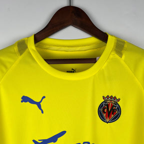 Camiseta Villarreal Retrô 05/06 Home - vista trasera