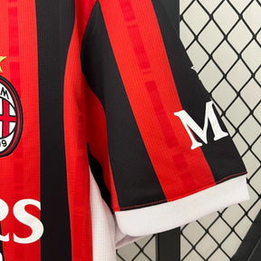 Camiseta 24∕25 AC Milan Home - tejido y acabado
