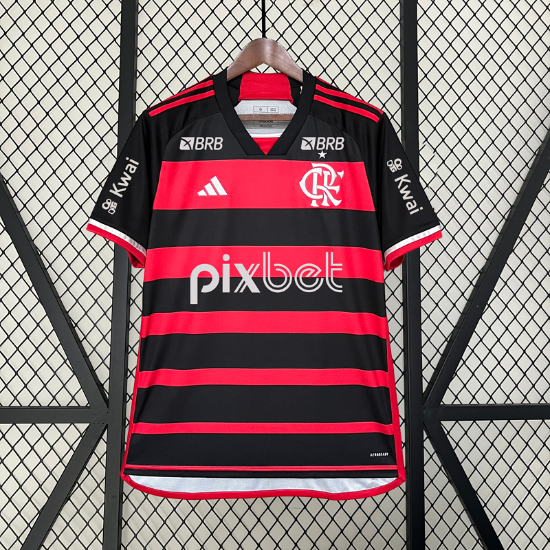Camiseta 24∕25 Flamengo home+All sponsors - foto principal
