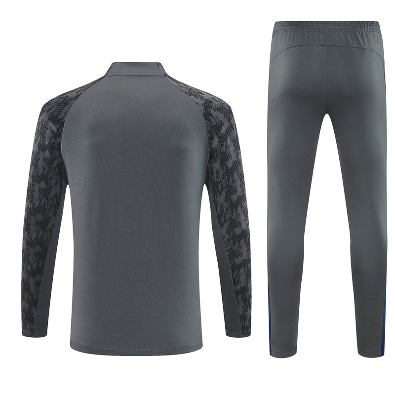 Training Suit Feyenoord Rotterdam 25/26 Gray - Winter - vista frontal
