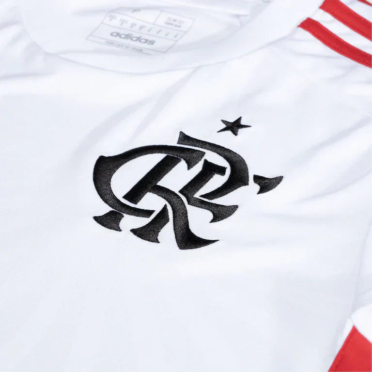 Camiseta Flamengo Feminina Adidas 2024/25 Away - tejido y acabado