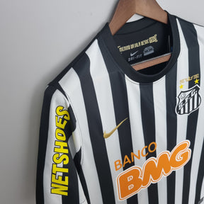 Camiseta Santos Retro 2013 away - tejido y acabado