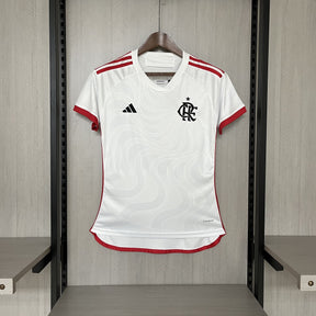 Camiseta Feminina Flamengo Away II 24/25 - Branco - foto principal