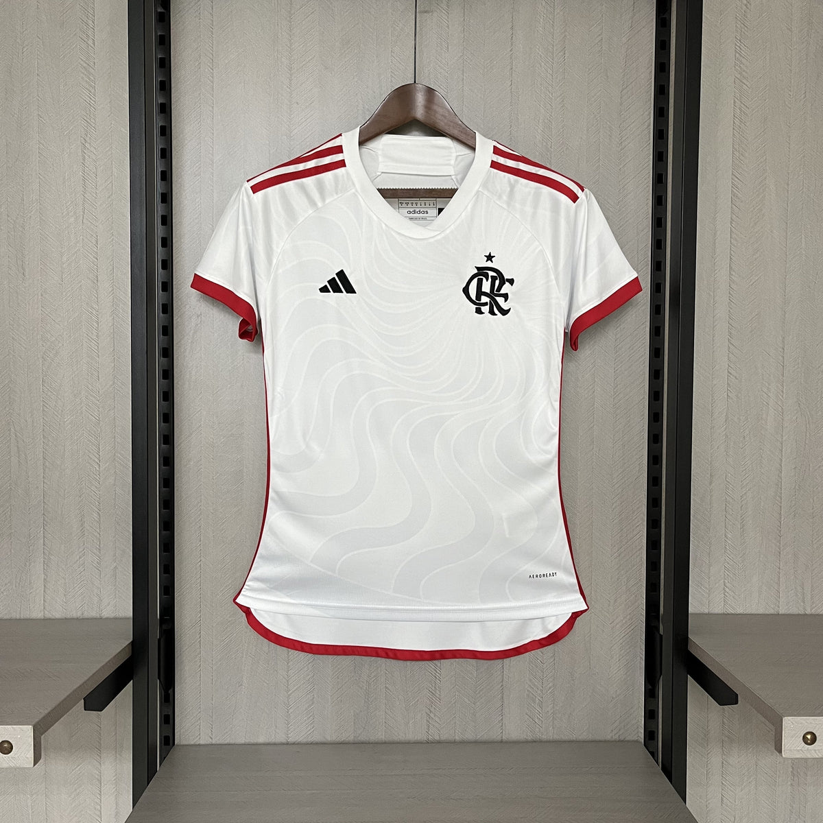 Camiseta Feminina Flamengo Away II 24/25 - Branco - foto principal