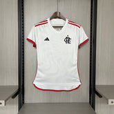 Camiseta Feminina Flamengo Away II 24/25 - Branco - foto principal