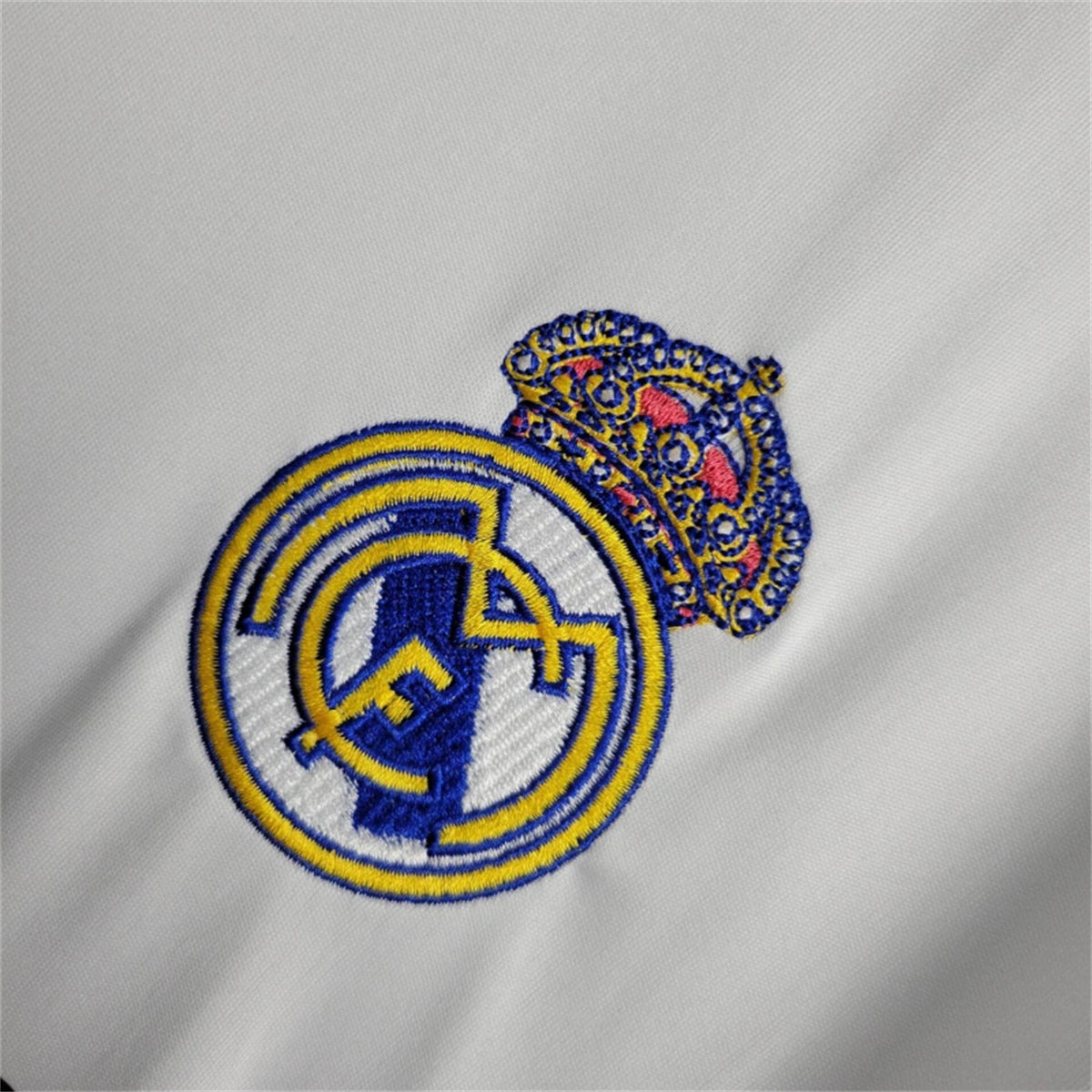 Camiseta Real Madrid 25/26 Home I - Branco - detalle del cuello