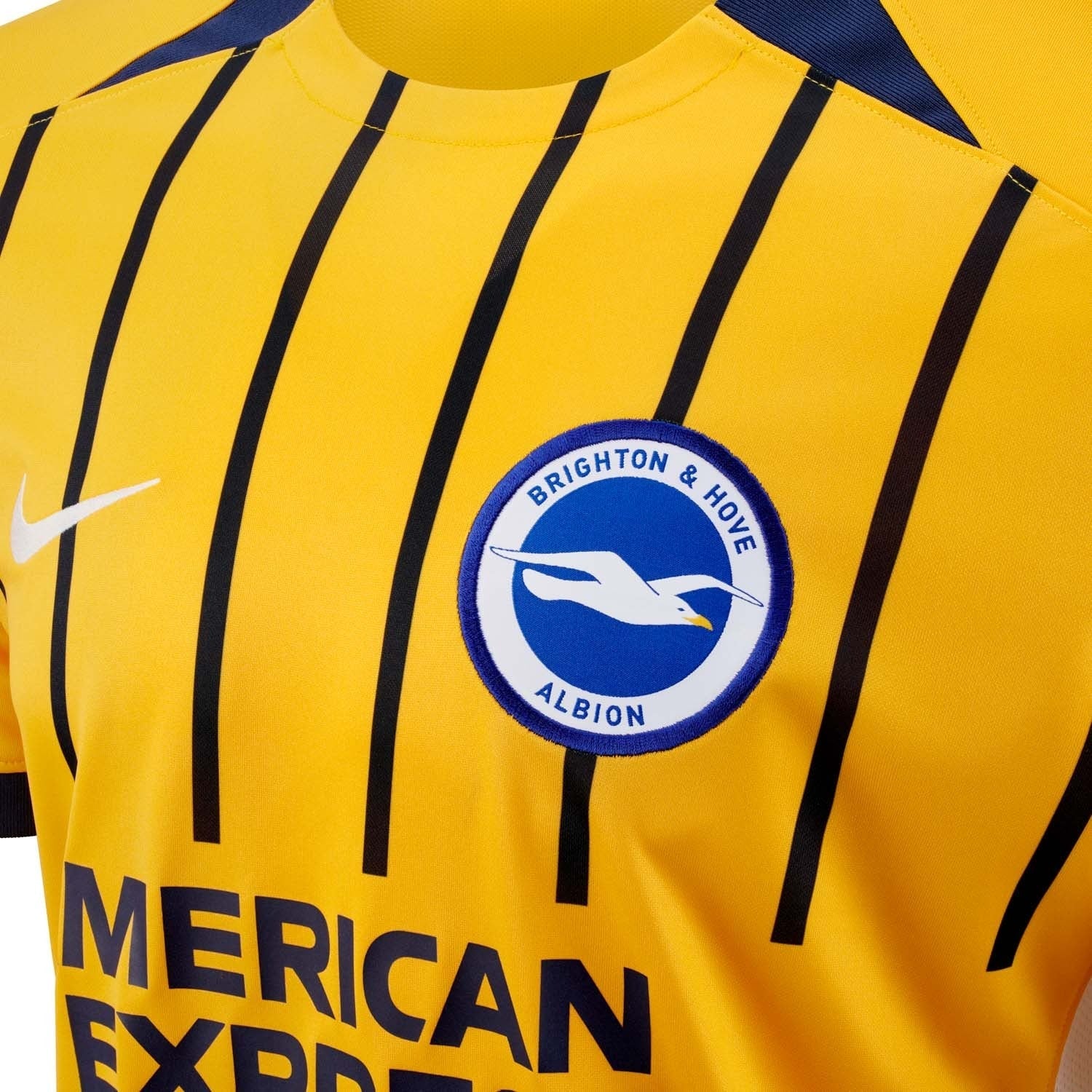 Kids Brighton 24/25 Away - detalle del cuello