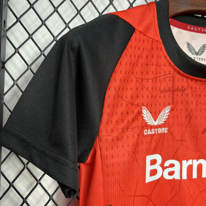 Camiseta Feminina Bayer Leverkusen 24/25 Home - vista frontal