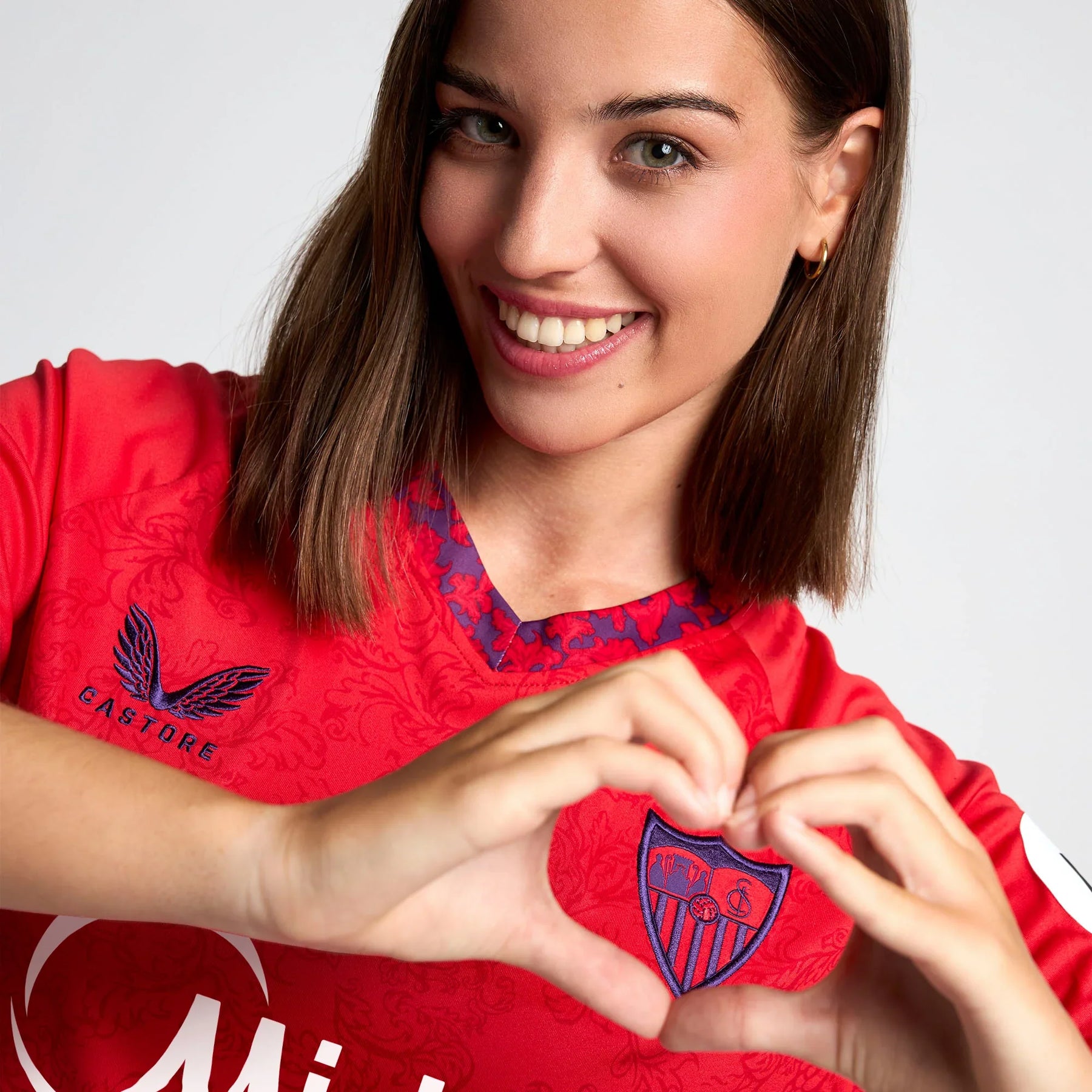 Camiseta Sevilla Femenino 24/25 Home - vista trasera