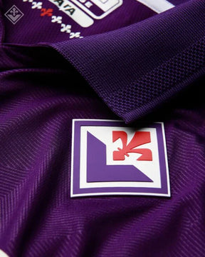 Camiseta Feminina Fiorentina 24/25 Home - vista trasera