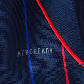 Camiseta Feminina Lyon 25/26 Away - detalle del cuello