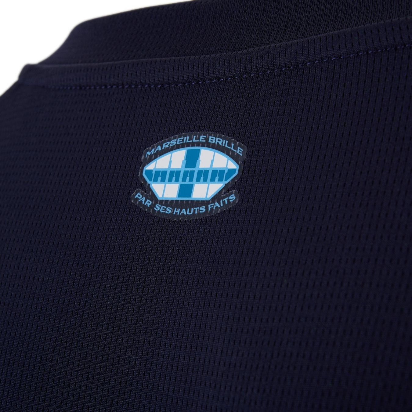 Camiseta Feminina Olympique Marseille 25/26 Away - detalle del cuello