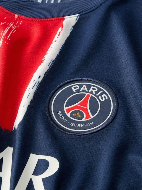 Camiseta Feminina PSG 24/25 Home - detalle del cuello
