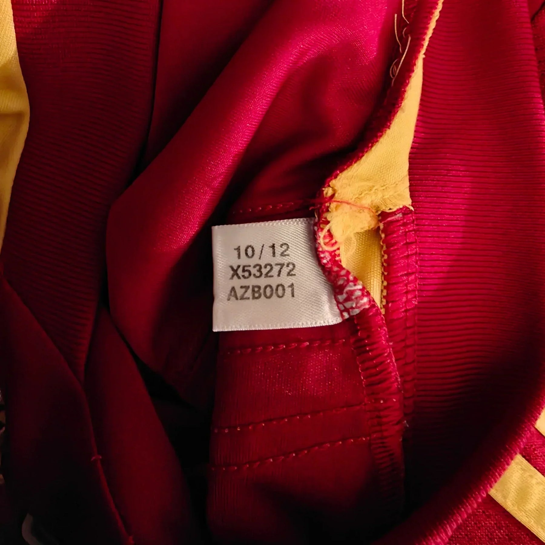 Camiseta Xavi Espanha 2010 Legend - detalle de la manga