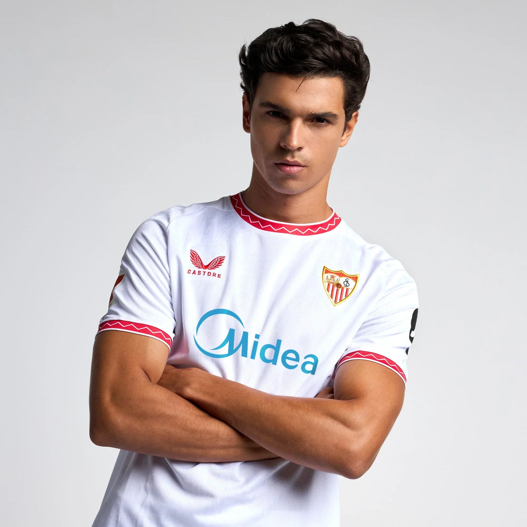 Camiseta Sevilla l - 24/25 - detalle del cuello