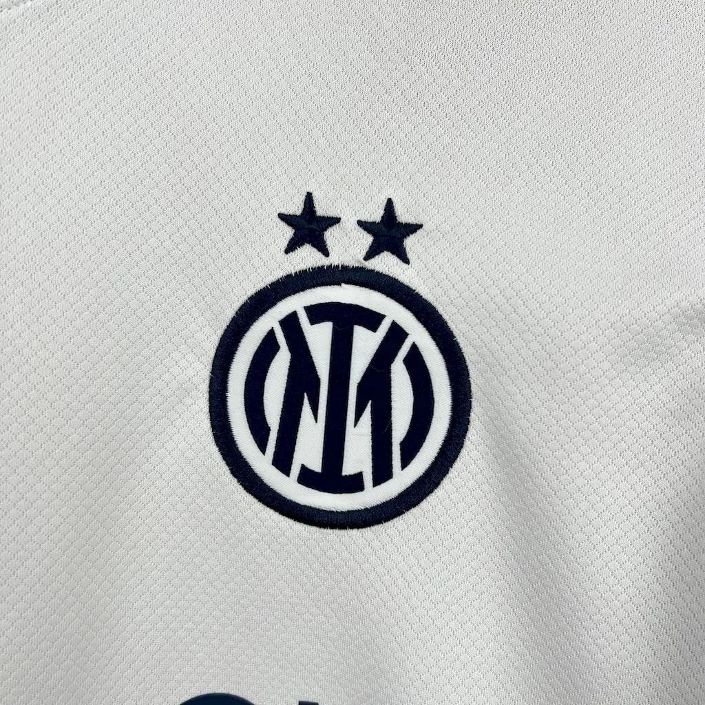 Camiseta Feminina Inter de Milão 24/25 Away - detalle del cuello