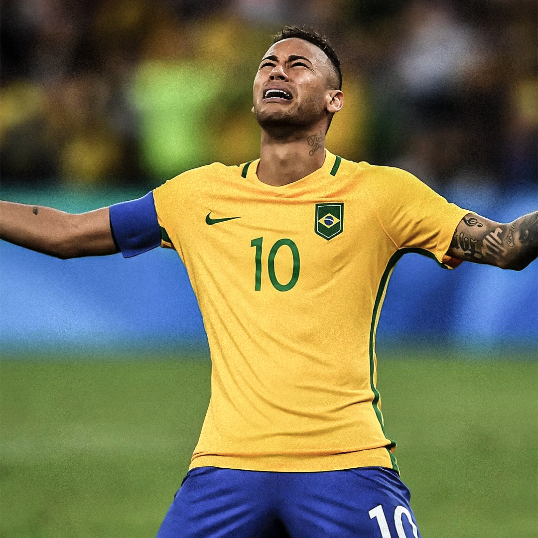 Camiseta Neymar Jr Seleção Brasileira 2016 Legend - detalle de la manga