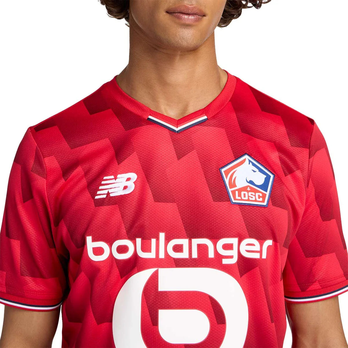 Camiseta Feminina Lille 25/26 Home - vista frontal