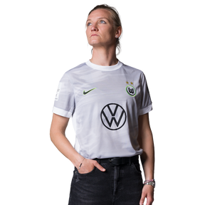Camiseta Feminina Wolfsburg 25/26 Away - vista frontal