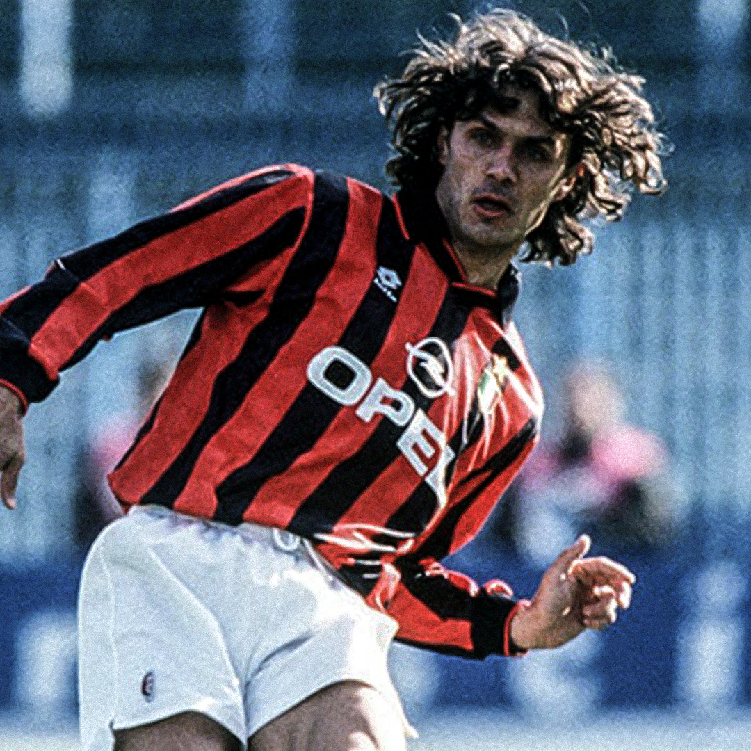 Camiseta Maldini Milan 1994 Legend - detalle del cuello