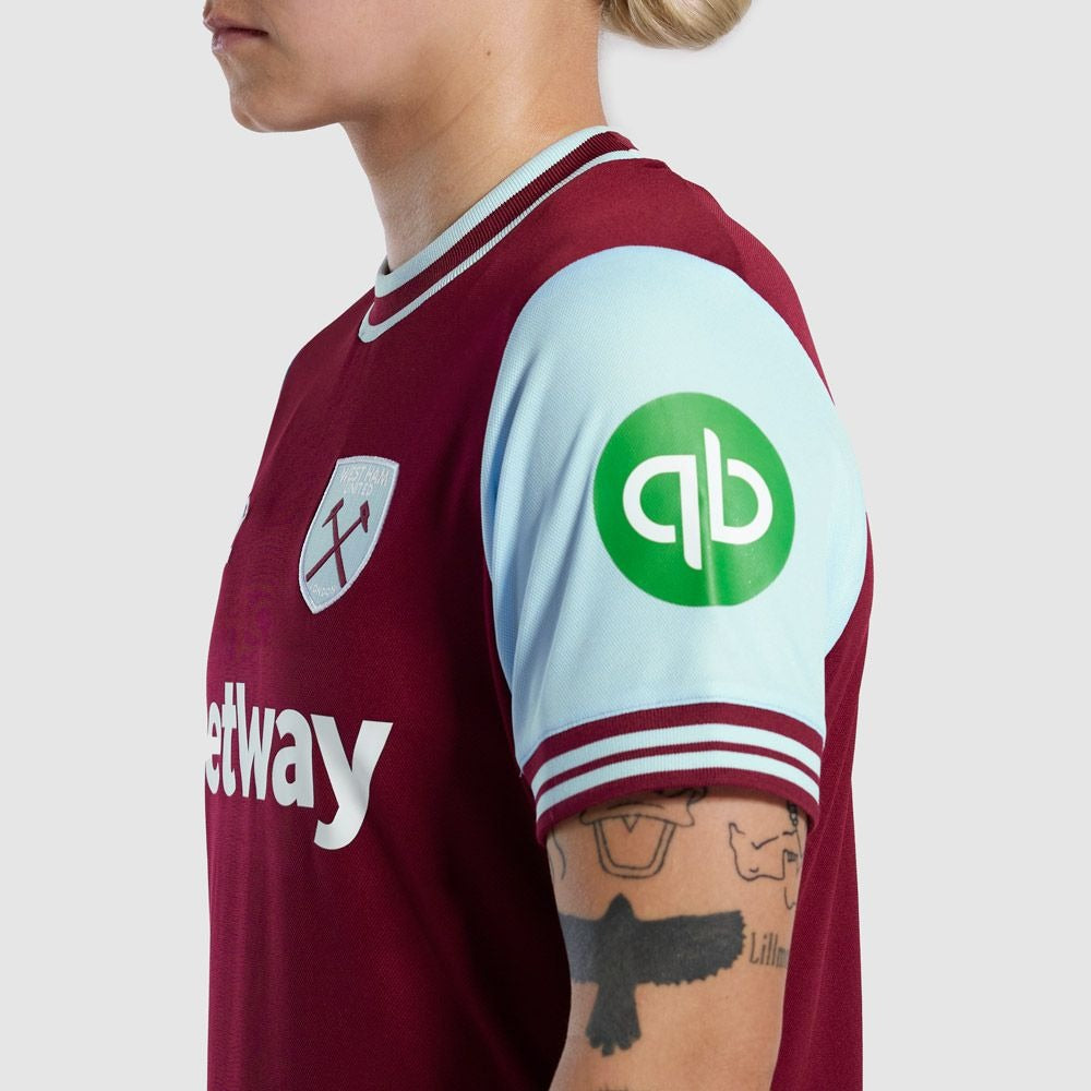 Camiseta West Ham Femenino 24/25 Home - vista trasera