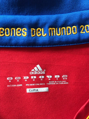Camiseta Sérgio Ramos Espanha 2010 Legend - detalle del cuello