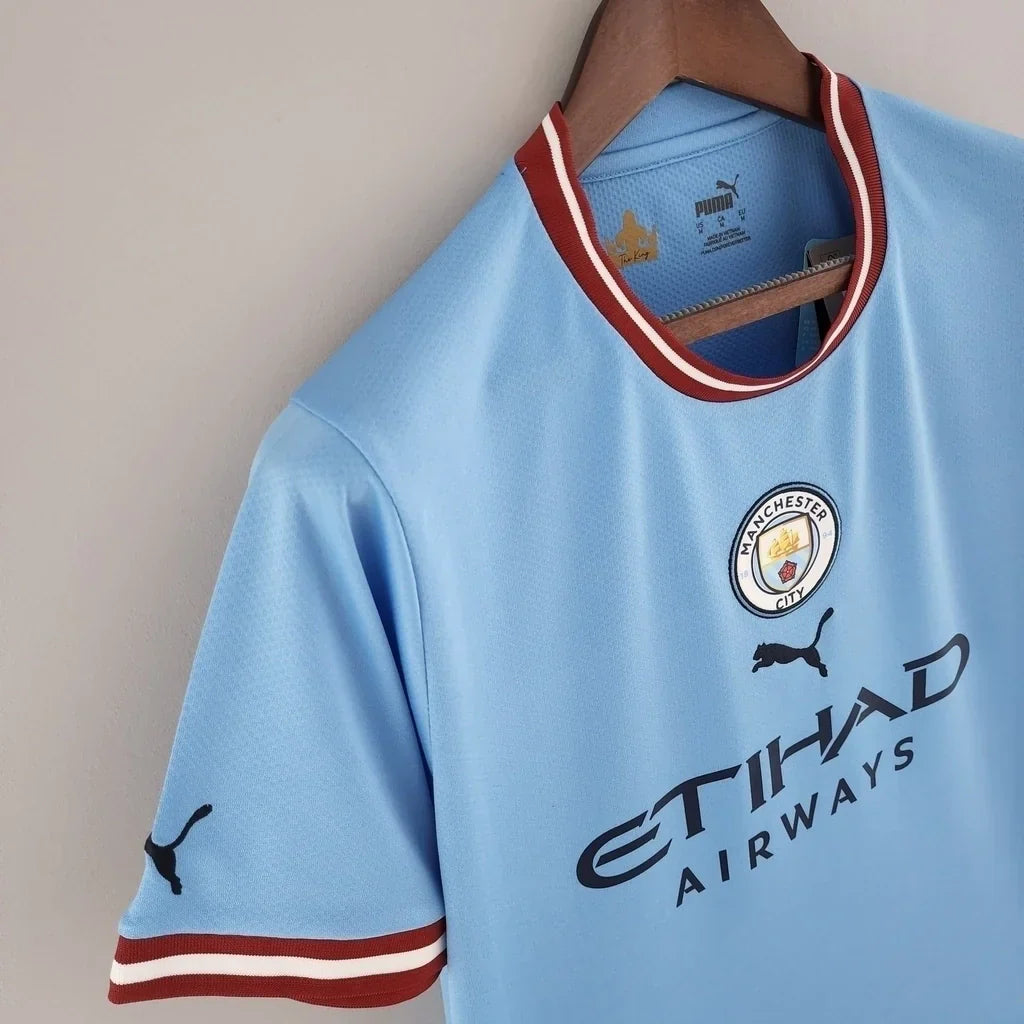 Camiseta De Bruyne Manchester City 22-23 Legend - detalle del cuello