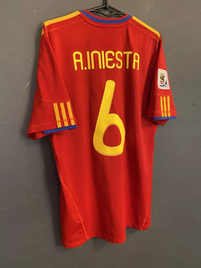 Camiseta Iniesta Espanha 2010 Legend - vista frontal
