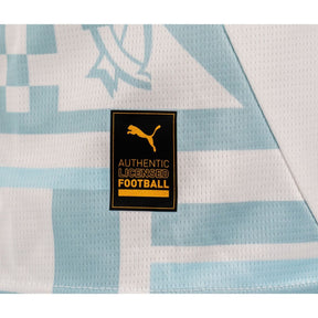 Camiseta Feminina Olympique Marseille 24/25 Home - detalle del cuello