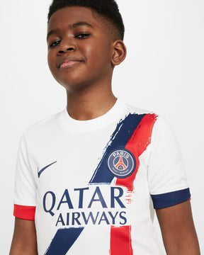 Kids PSG 24/25 Away - detalle del cuello