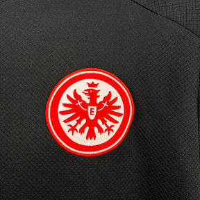 Camiseta Feminina Eintracht Frankfurt 24/25 Away - detalle del cuello