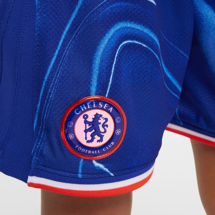 Kids Chelsea 24/25 Home - detalle del cuello