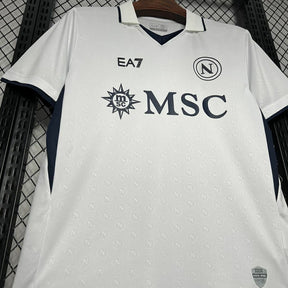 Camiseta Feminina Napoli 24/25 Away - detalle del cuello