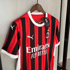 Camiseta Milan 24/25 Home - detalle de la manga