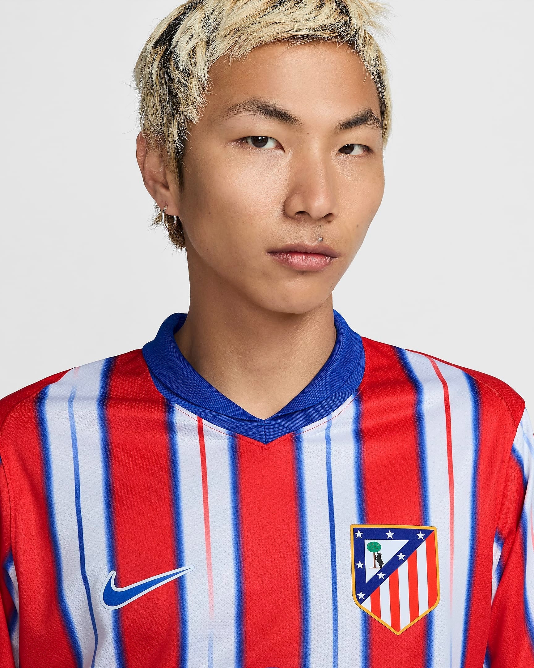 Camiseta Atlético de Madrid 24/25 Home - detalle de la manga