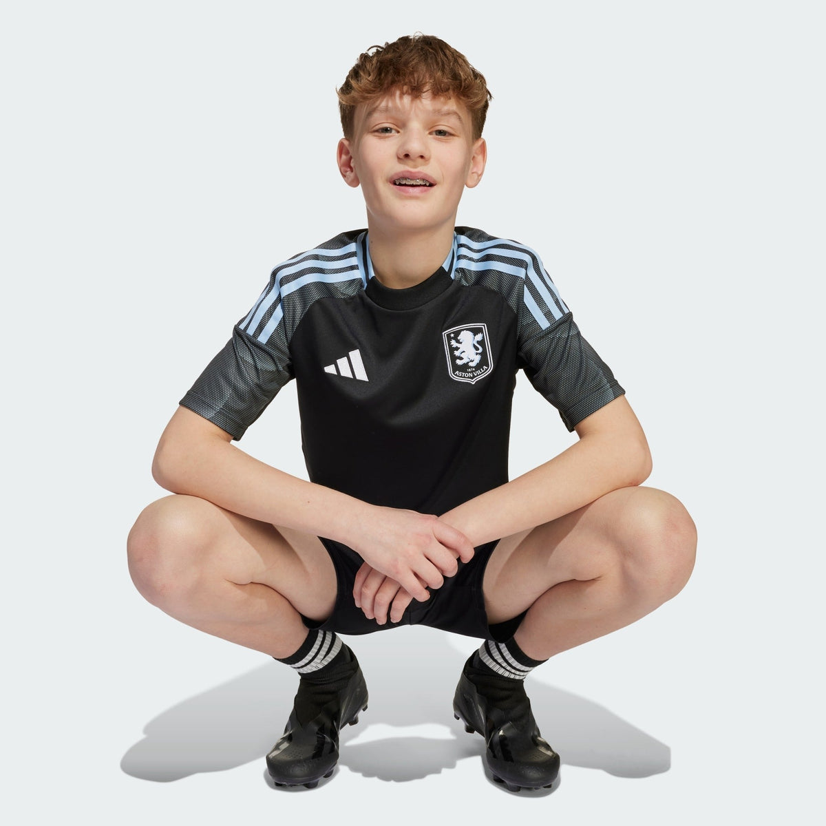 Kids Aston Villa 25/26 Away - vista frontal