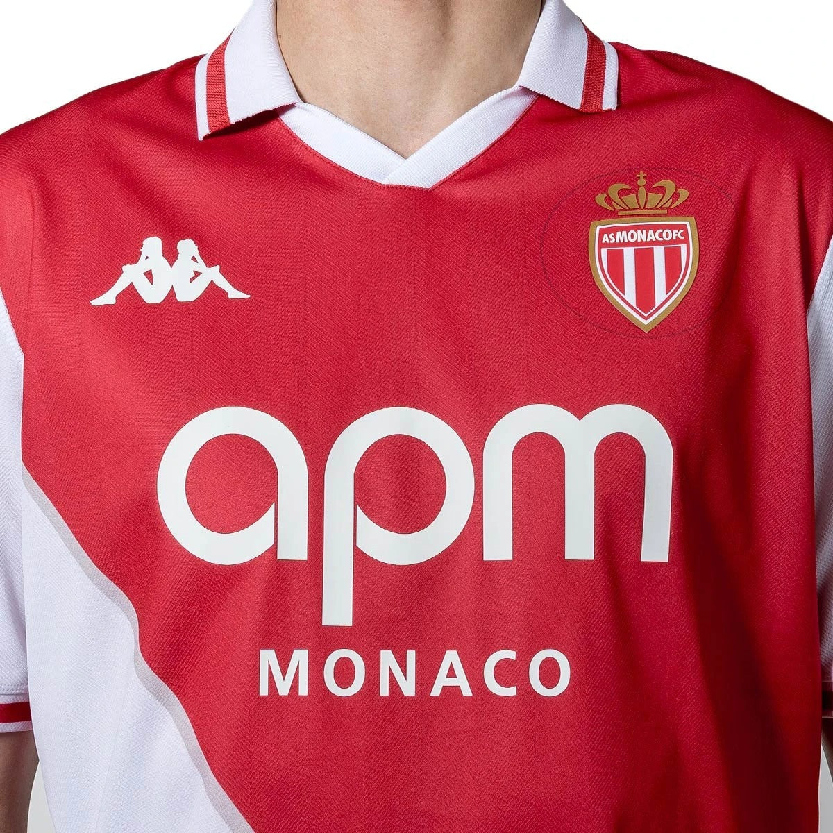 Camiseta Feminina Monaco 24/25 Home - vista frontal