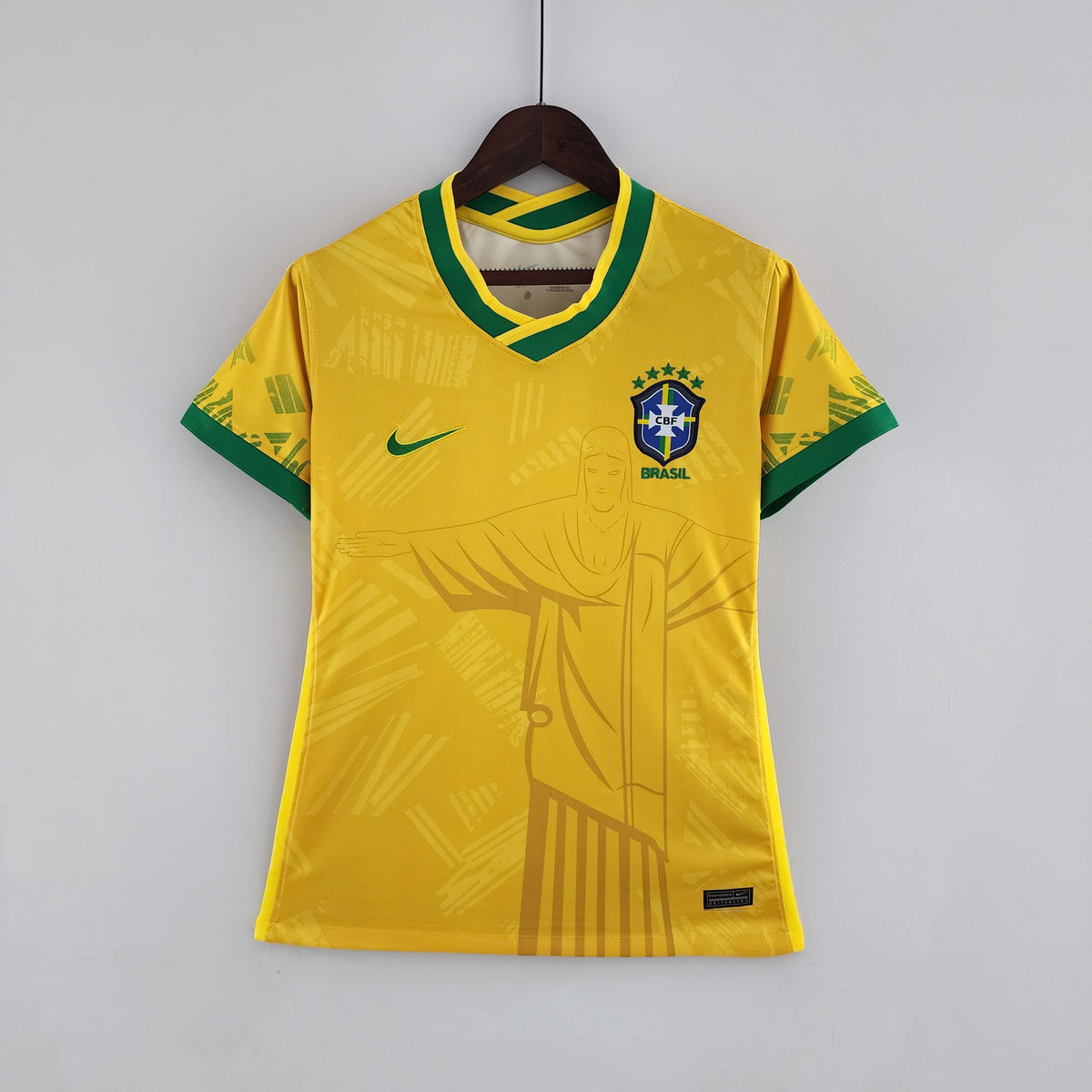 Camiseta Feminina Seleção Brasil Nike - Amarela - Conceito Amarela Rio - foto principal