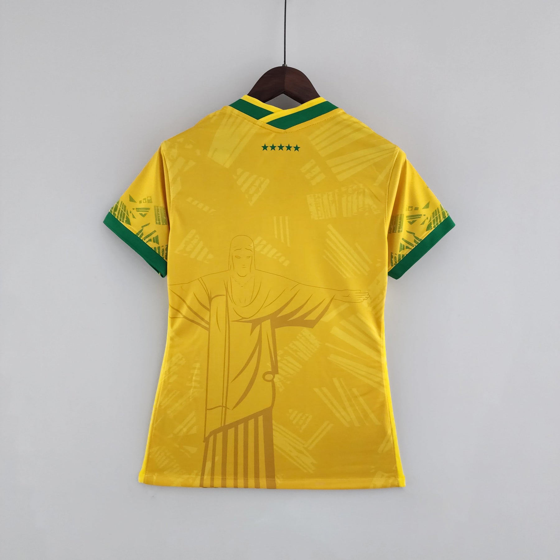 Camiseta Feminina Seleção Brasil Nike - Amarela - Conceito Amarela Rio - vista frontal