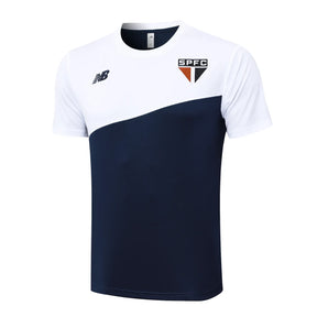 Set São Paulo Viagem 24/25 - Branco e Azul - vista trasera