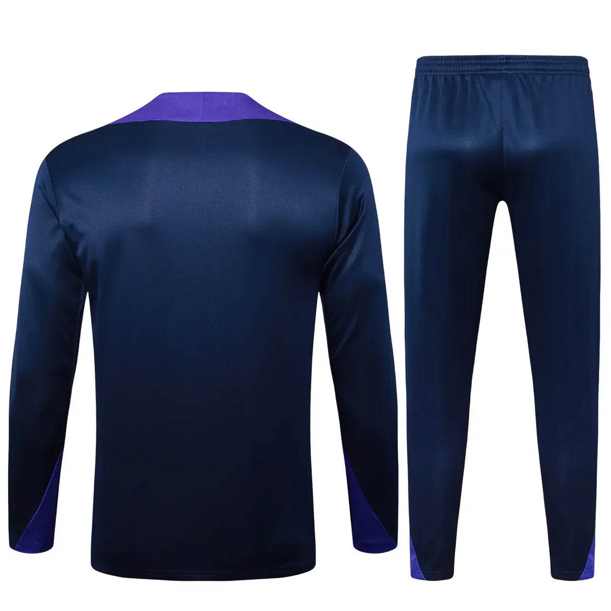 Set Agasalho TrainingCorinthians 24/25 - Preto e Roxo - vista frontal